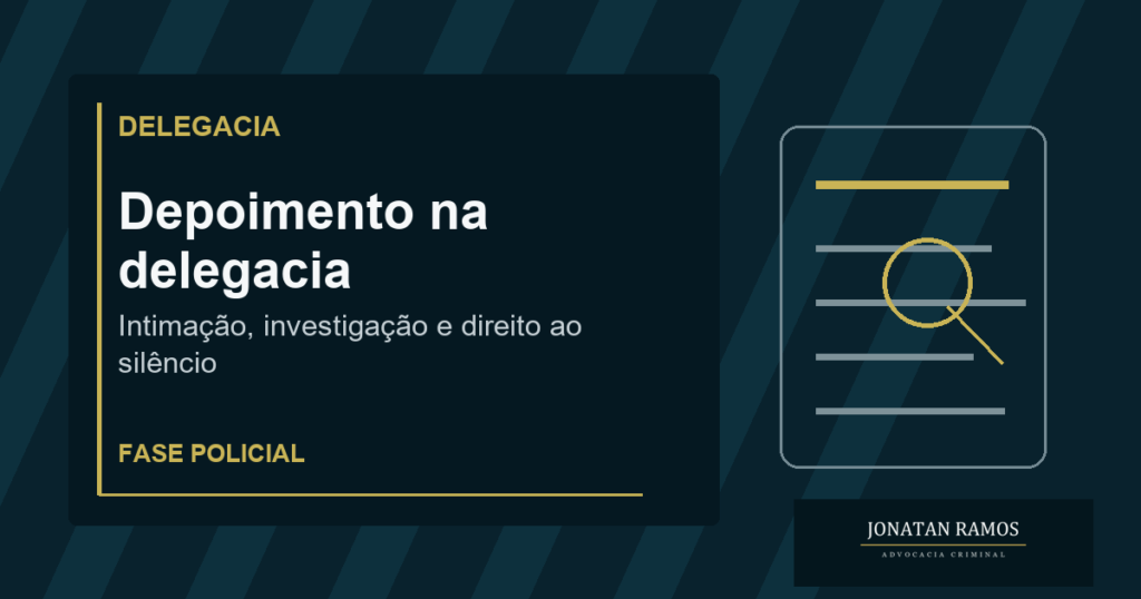 Capa do artigo Fui intimado para depor na delegacia. Preciso de advogado?