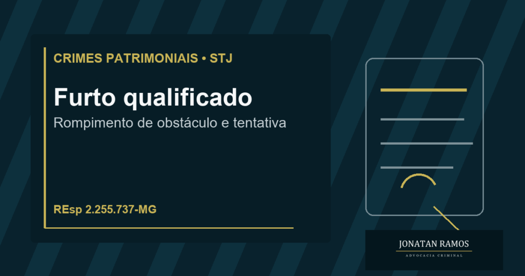 Capa do artigo Furto com rompimento de obstáculo exige laudo pericial?