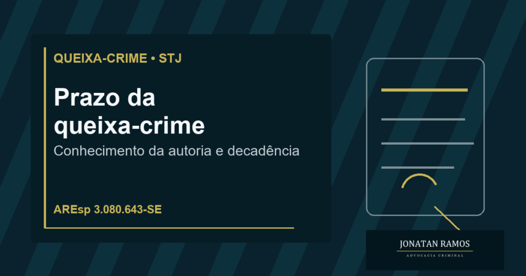 Capa do artigo Quando começa o prazo de 6 meses para oferecer queixa-crime?