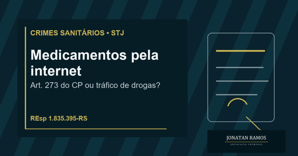 Capa do artigo Venda irregular de medicamentos pela internet é tráfico de drogas?