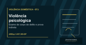 Capa do artigo Violência psicológica contra mulher precisa de exame de corpo de delito?