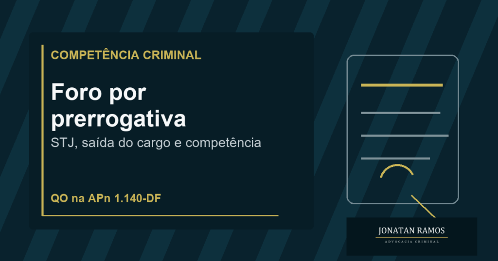 Capa do artigo Ex-governador responde no STJ por crime cometido no cargo?
